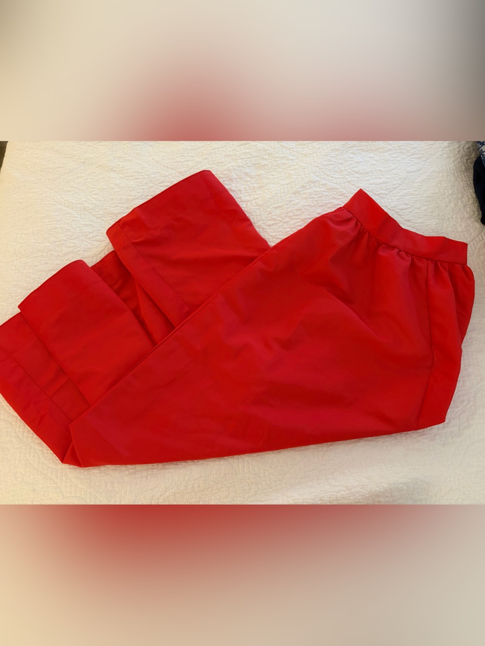 Old Navy Red Maxi Skirt with Elastic Waistband